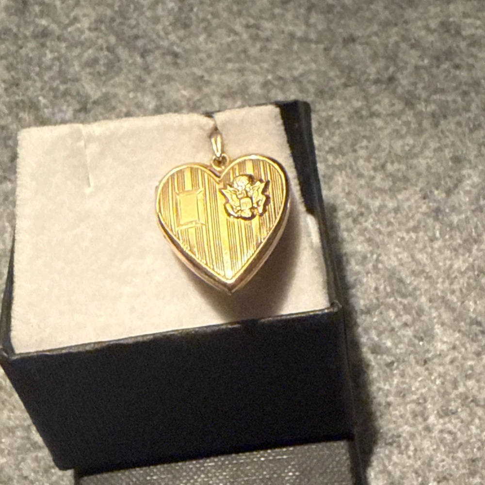 Heart-Shaped Gold Locket